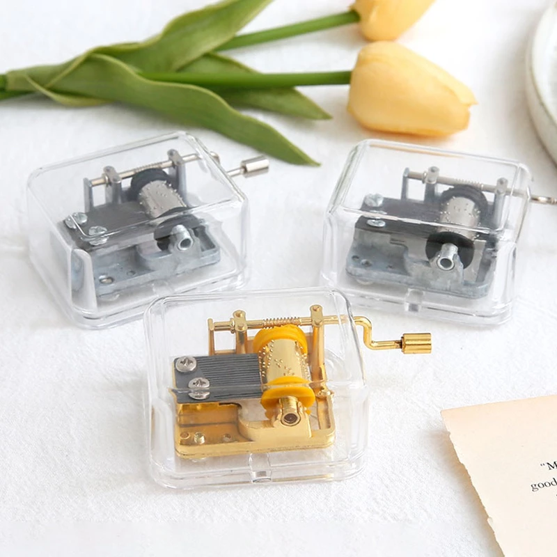 Hộp Nhạc Mini Trong Suốt Thiết Kế Sáng Tạo - Ảnh 4
